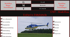 Desktop Screenshot of gmt-modellbau.com
