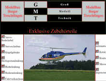 Tablet Screenshot of gmt-modellbau.com